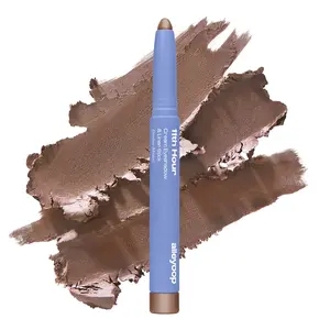 11th Hour Eyeshadow Stick - Smudge-Proof, Crease-Proof, Waterproof, Cream to Powder Formula with Built-In Sharpener for Precision Eyeliner, Portable Travel-Friendly, Easy to Use