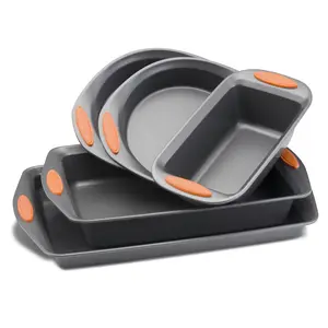 5-Piece Nonstick Bakeware Set - Includes 5 Pieces for Cooking - Ideal for Baking and Roasting - Convenient Storage Solutions