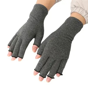 Compression Fingerless Gloves - High-Elasticity Joint Support for Adult Hand Health & Rehabilitation