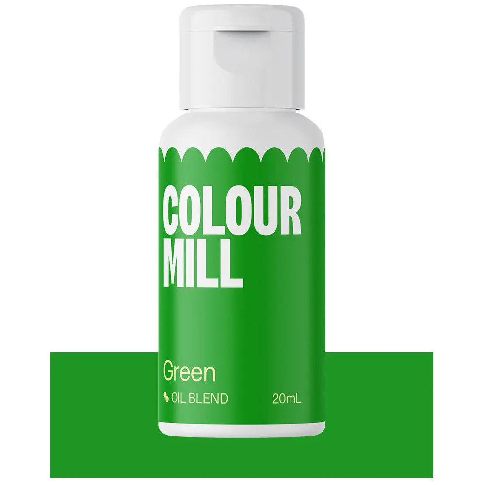 Colour Mill Oil-Blend Food Coloring, 20 Milliliters, Green