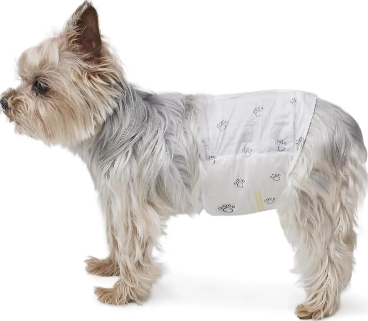 Super Absorbent Male Dog Diapers, Leak-Proof Disposable Wrap with Wetness Indicator, Secure Fit, Breathable, X-Small, 30 Count