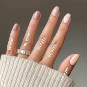 DND DC Nude colors Gel ONLY 5 colors to pick nail care nail art color easter color nude pink gel lilac gel natural gel nail