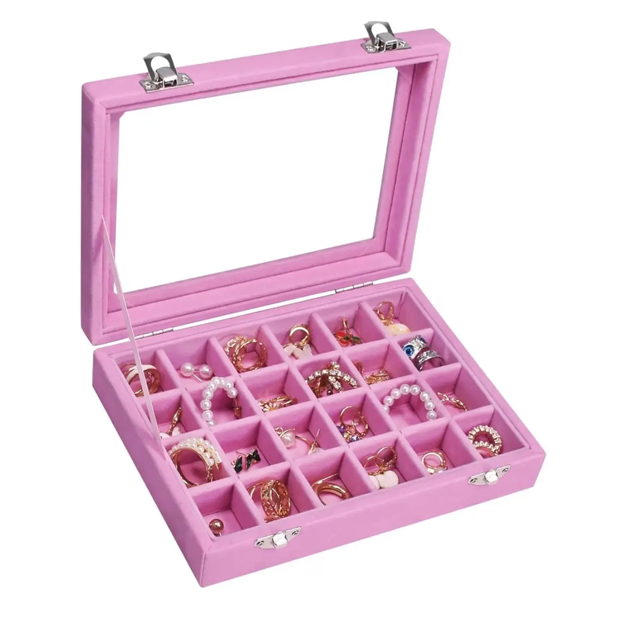 Velvet Rhinestone Case 24 Grid