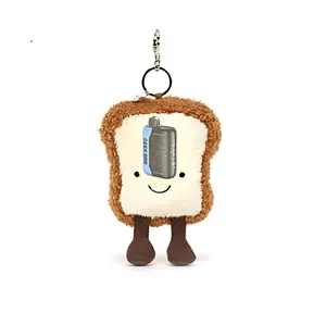 This is Geek Bar Adorable Mini Stuffed Animal Keychain - Cute and Fun Design for Everyday Use