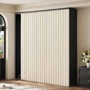 No-Drill Room Divider Curtain for Studio Apartment, Renter-Friendly Light Filtering Privacy Curtain Wall, Foldable Space Divider for Small Spaces, Easy Install Room Partition