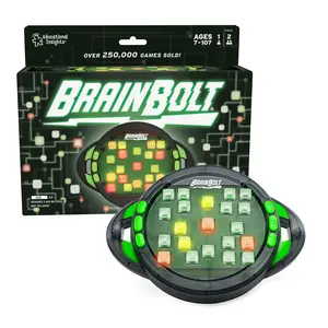 Educational Insights BrainBolt Light-up Memory Game for Ages 5+ Handheld Puzzle to Boost Memory & Confidence 3 AAA Batteries Included