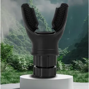 NEWZOME Breathing Trainer Portable Respiratory Muscle Trainer with Adjustable Resistance for Lung Strength Endurance Oral Muscle Exercise Stress Relief Home Gym Fitness Travel Use