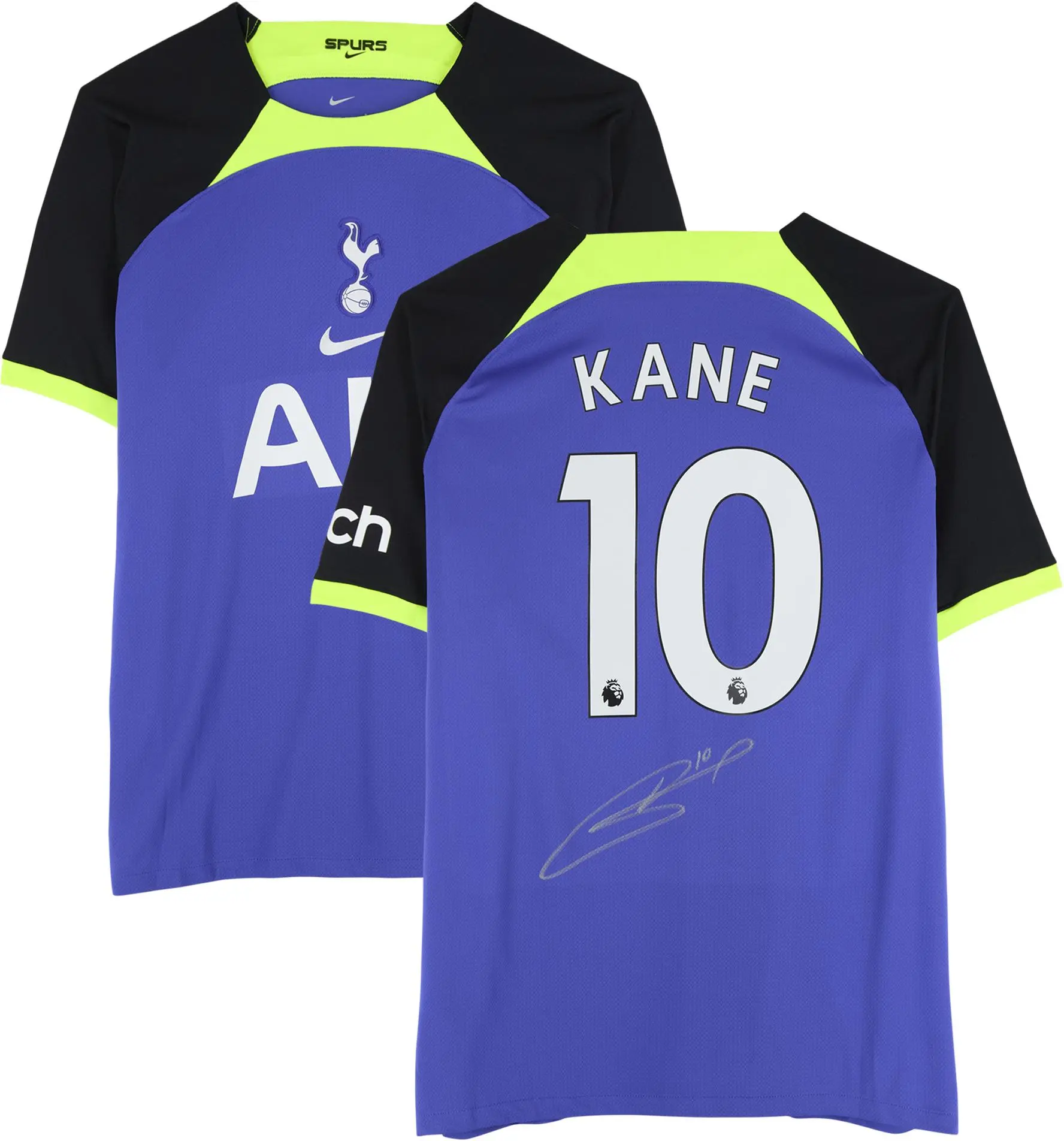Harry Kane Tottenham Hotspur Autographed 2022-23 Blue Nike Replica Jersey - Fanatics Authentic Certified