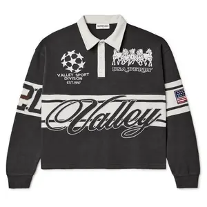 Victory Boxy Long Sleeve Polo, Retro Unisex Heavy Cotton , Boxy Tee, Gift For Him, Gift For Her Menswear Breathable bantu tops at gym compression shirts singlet thermal long sleeve gojo shirt white fit pilates wrap top grey sweatpants big still softish