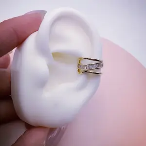 Diana's Ear Cuff - Simple Design Gold-Tone Accessory for Ear Wear