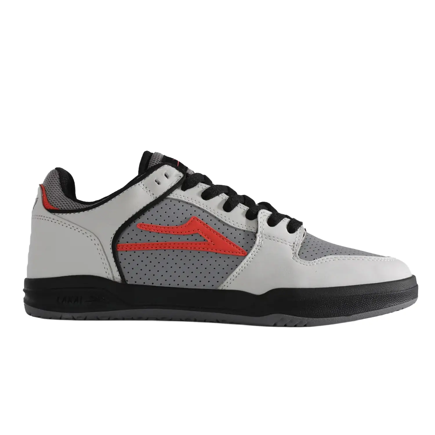 Lakai Skateboard Shoes Telford Low White Dove Coral