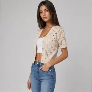 Spring and Summer Cardigan - Fashion Short-Sleeve