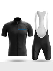 Summer cycling set men's short sleeved set mountain cycling team version slim fit quick drying top shorts cycling set