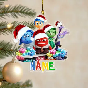 Personalized Cartoon Animation Shape Ornament Xmas Decor Christmas Movie Keepsake Tree Hanging Happy Holiday Gift For Friends And Family