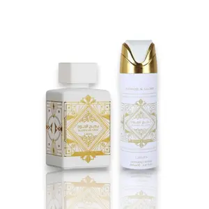 Lattafa | Bade'e Al Oud | Honor & Glory + Honor & Glory Perfumed Body Spray | 2 - Piece Multi Pack Fragrance Set | Sweet, Vanilla & Fruity Notes