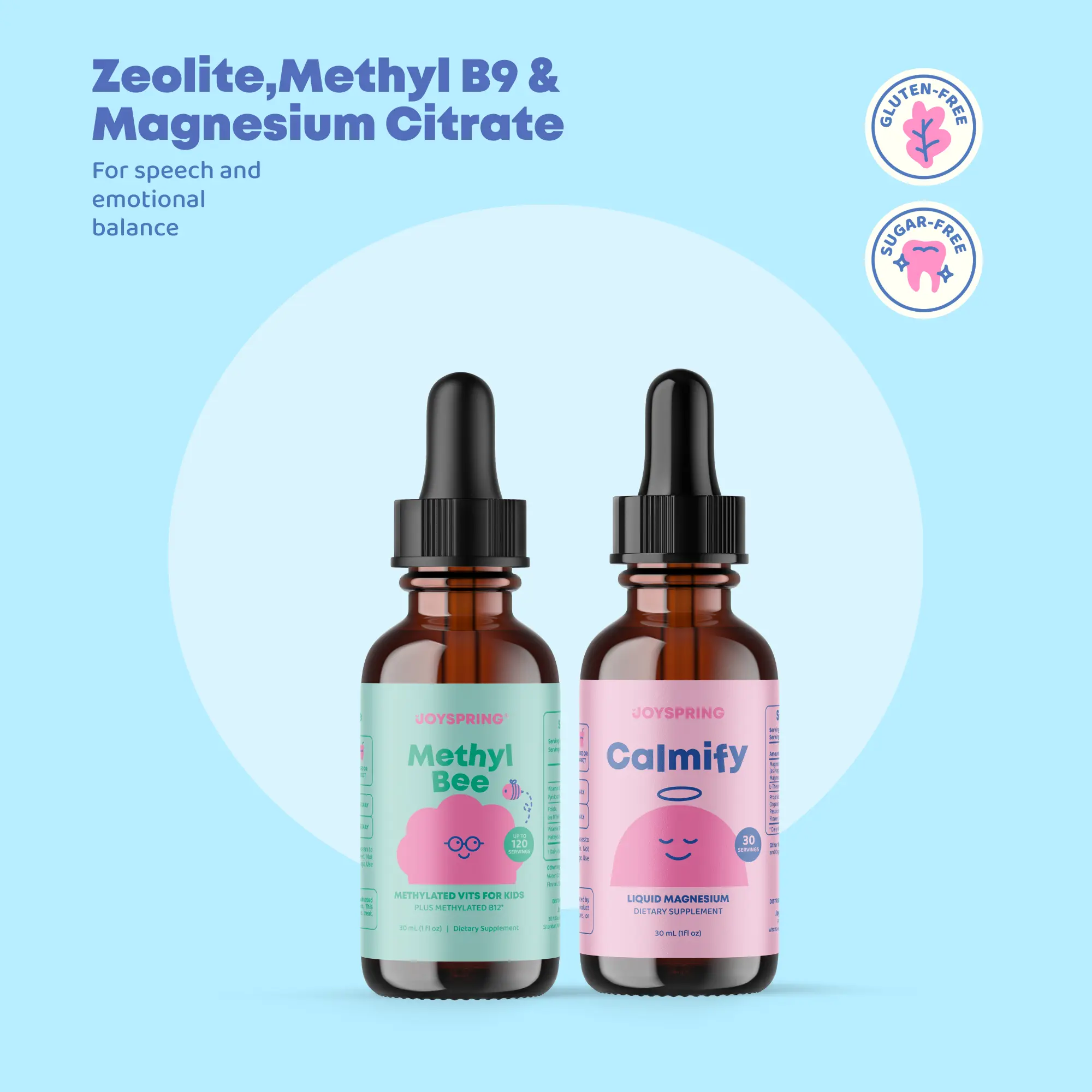 JoySpring Calmify Magnesium + MethylBee B Complex | Daily Support for Energy, Focus & Relaxation JoySpring Calmify Magnesium + MethylBee B Complex | Daily Support for Energy, Focus & Relaxation