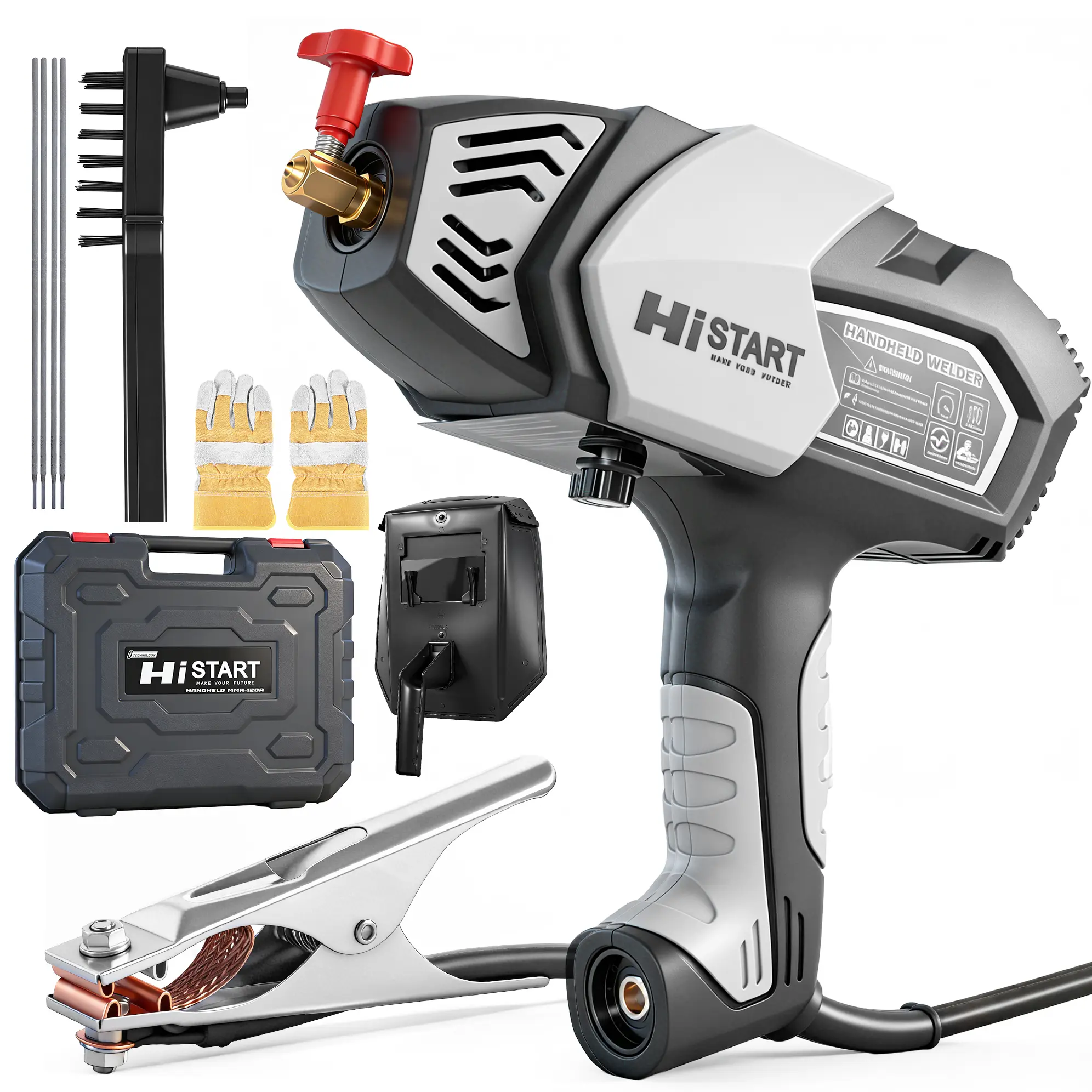【DealsForYouDays】120A Handheld Welder Gun Kit | Portable Electric Welding Machine for Quick Home & Outdoor Repairs