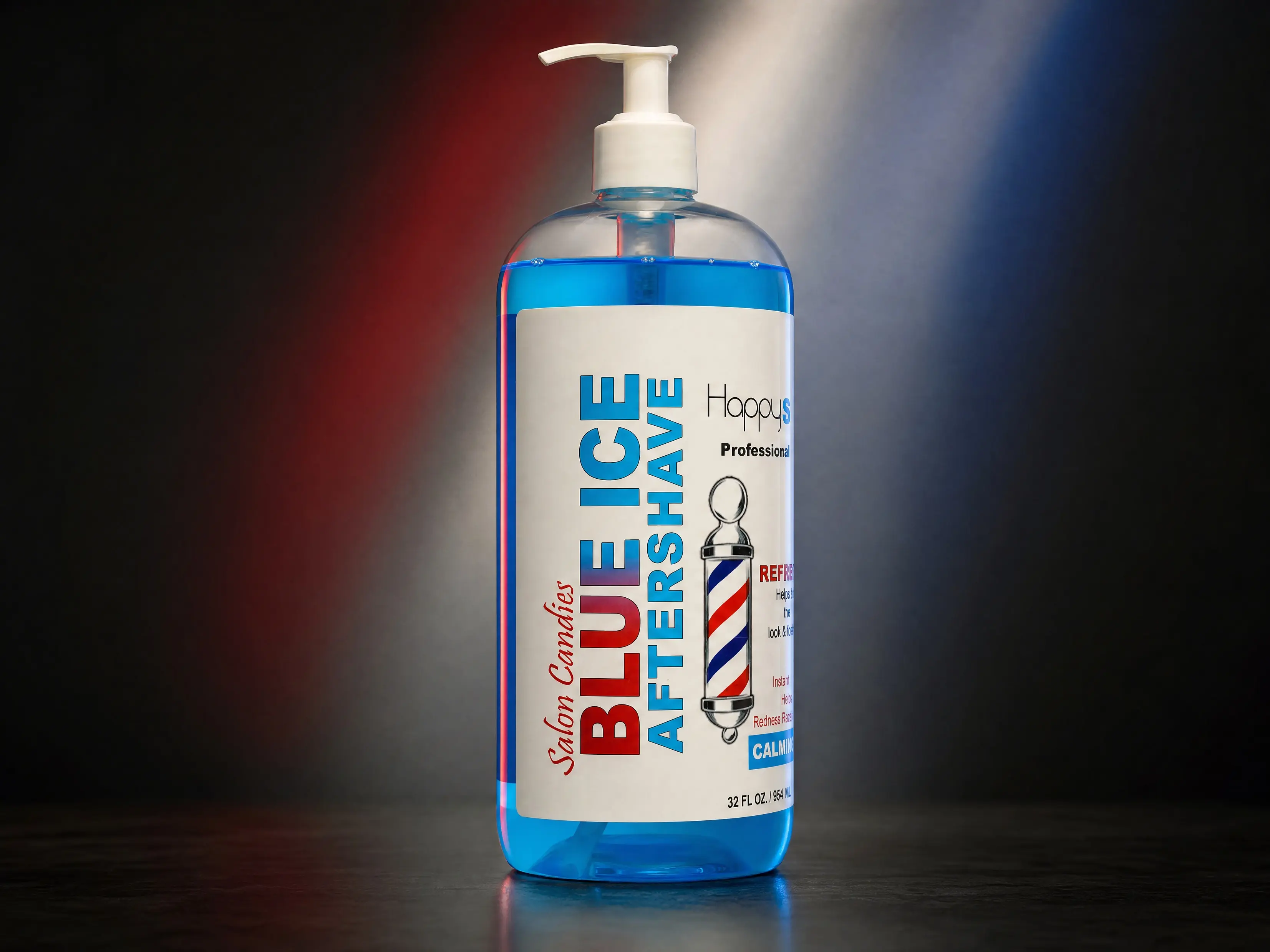 Happy Shave Blue Ice Aftershave
