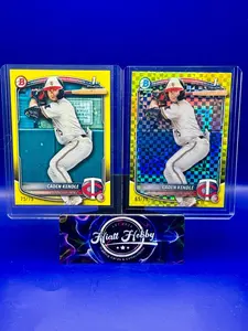 2025 Bowman - Caden Kendle #BCP-113 Yellow Paper & Yellow X-fractor /75 lot of 2