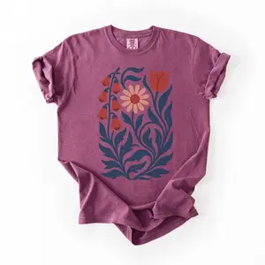 Comfort Colors NO WORDS Shirt, FDT Shirt, Foxglove Daisy Tulip Tee, Freedom Democracy Truth Tshirt, Democrat Gift, Flower Market Shirt