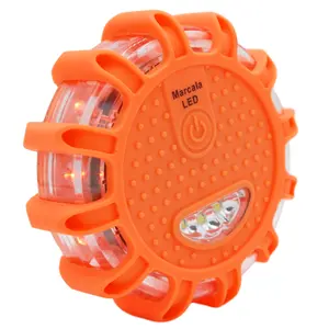 MARCALA LED Road Flares 1-Pack | Battery Operated LED Flare | Bright and Safe for Roadside Pullovers - The Perfect New Driver Gift