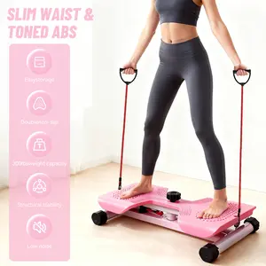 Ab Board Waist Twist Machine and  Women Core Workout Exercise Equipment Portable Waist Toner for Aerobic Exercise hot wave bar