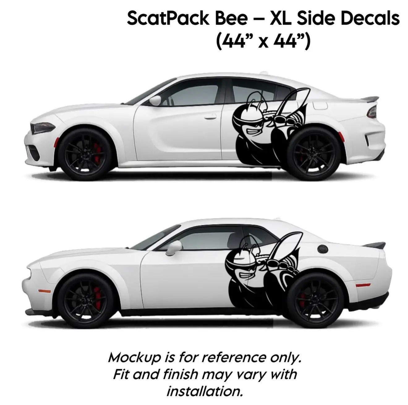 Scatpack Bee XL Side Decals - Premium Vinyl Graphics