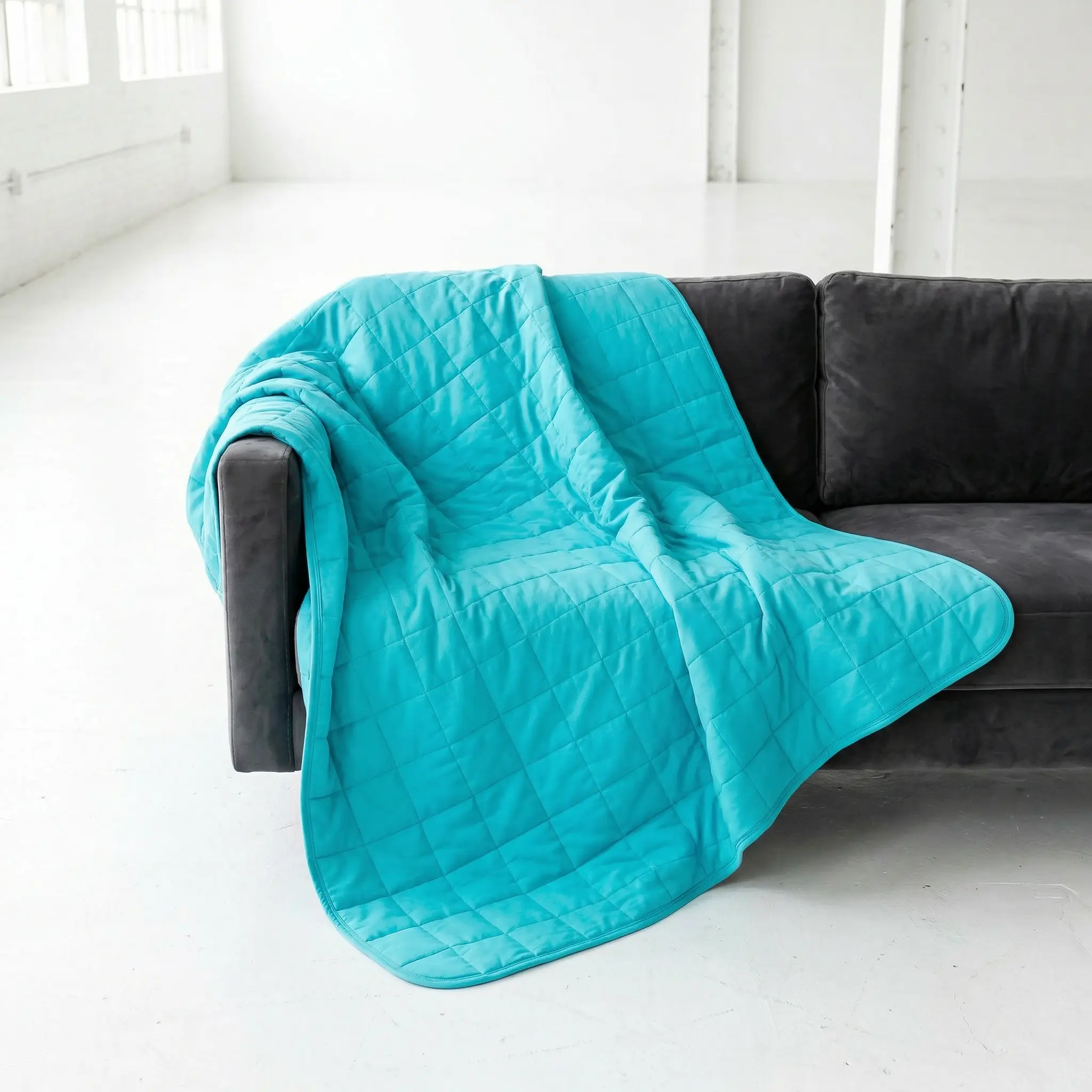 Curacao Quilted Adult Bamboo Blanket - Three Layer EXTRA FILL