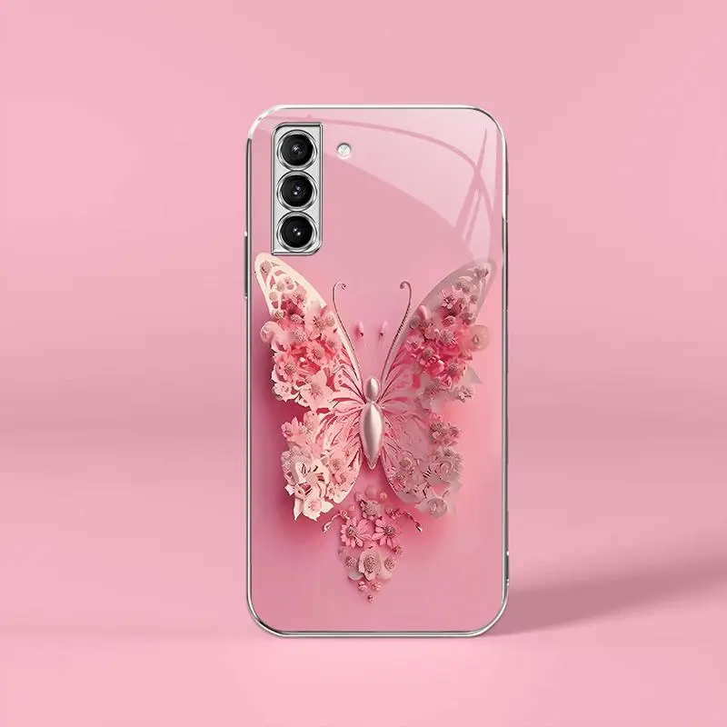 Creative butterfly for【Galaxy S21+ 5g】trendy design mobile phone case --- 975