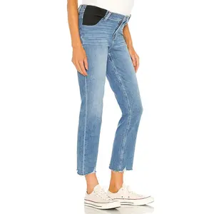 PAIGE Cindy Maternity Jean With Elastic Waistband Jeans in Mel