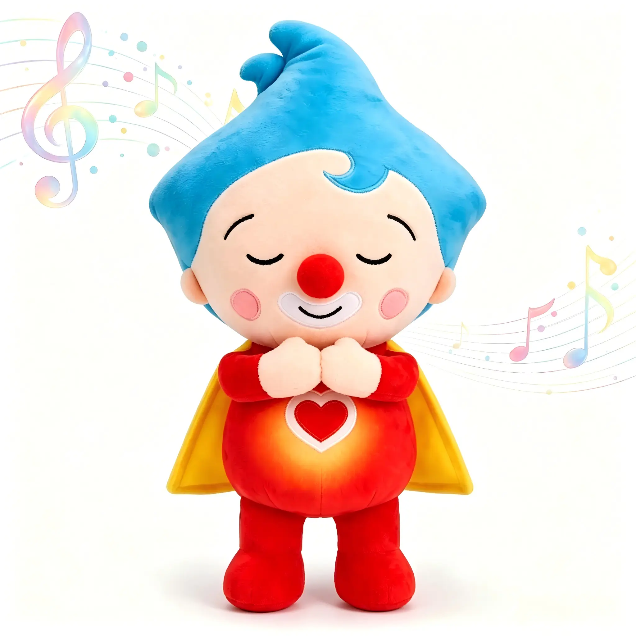 Soothing Rhythmic Breathing Plush Toy , 40cm Soft Stuffed Animal Sleep Soother with Glowing Belly, Huggable Comfort Snuggle Plushie for Toddlers, Calming Bedtime Companion Toy, Ideal Birthday Baby Shower Gift for Boys & Girls Electric pet TOY
