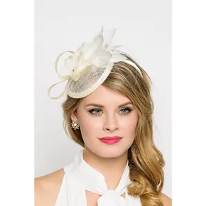 Arianna Fascinator - Ivory