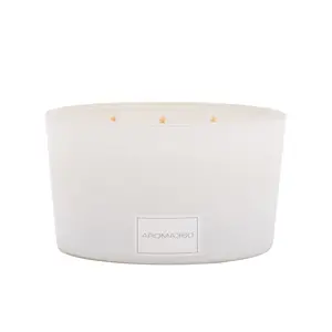 Aroma360 Iris 90 oz Luxury Hand-Poured Scented Aromatherapy Candle - Non-Toxic Wax, Essential Oils, Cassis & Lemon Notes, 50-Hour Burn, Home Fragrance, Home Decoration, Freshener, Ideal Gift