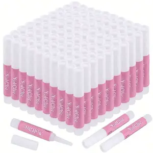 Nail Glue, Super Strong Nail Glue For Acrylic Nails Long Lasting Professional Nail Tip Glue For Press On Nails Bond For Acrylic Nails Adhesive Nail Glue For False Nail Tips 2g/0.07OZ/PCS