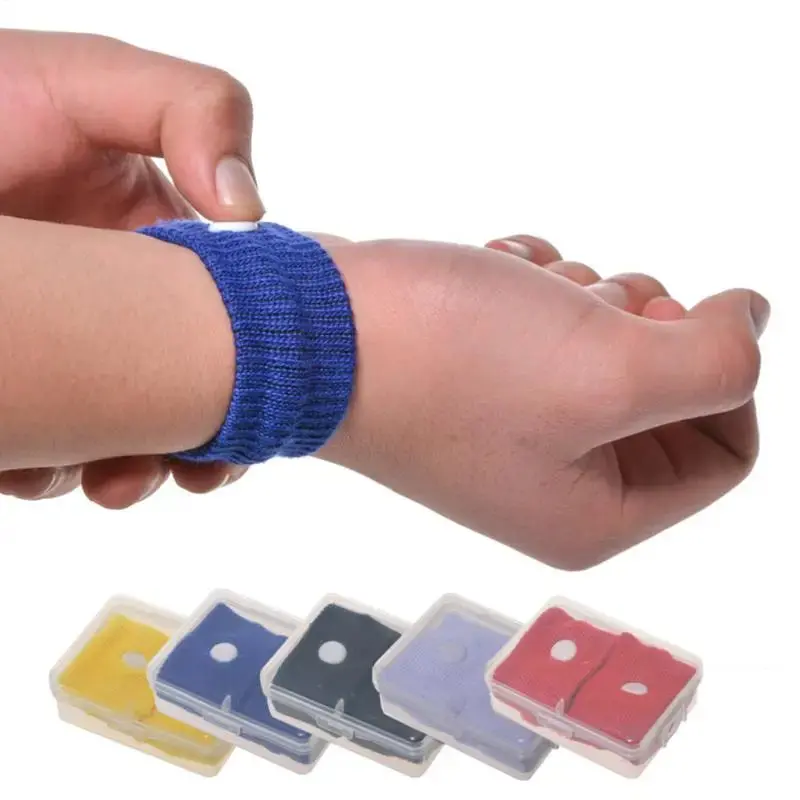 Anti-Nausea Acupressure Wristbands — 2 Pack, Motion Sickness Relief for Travel, Car, Boat & Pregnancy