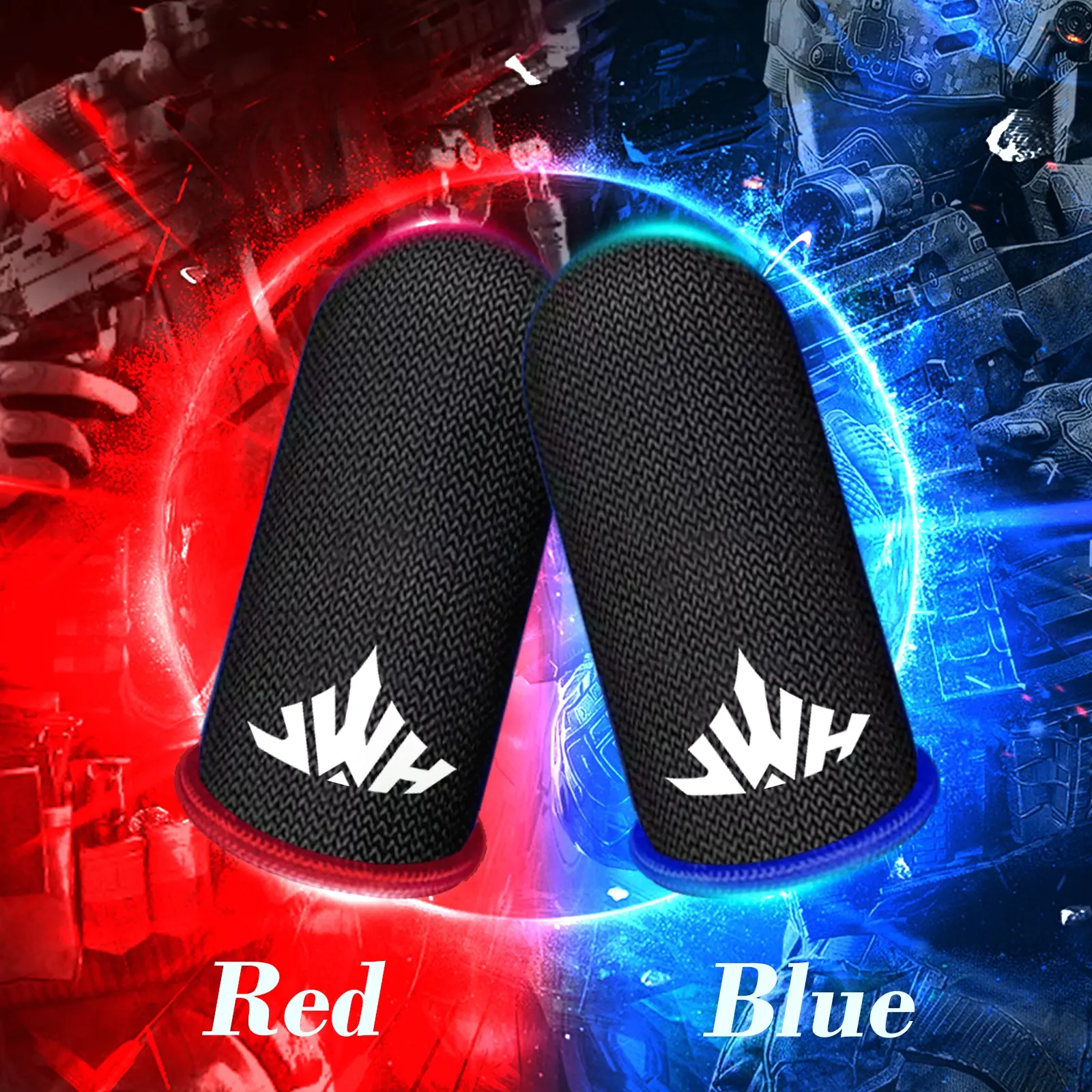 4-Pack Phone Game Finger Sleeves, Compatible with All Touchscreen Devices, 0.3mm Superconductive Fiber, Smooth Feel, Sweat-Resistant, Ultra-Thin, Gaming Accessories, Gaming Products