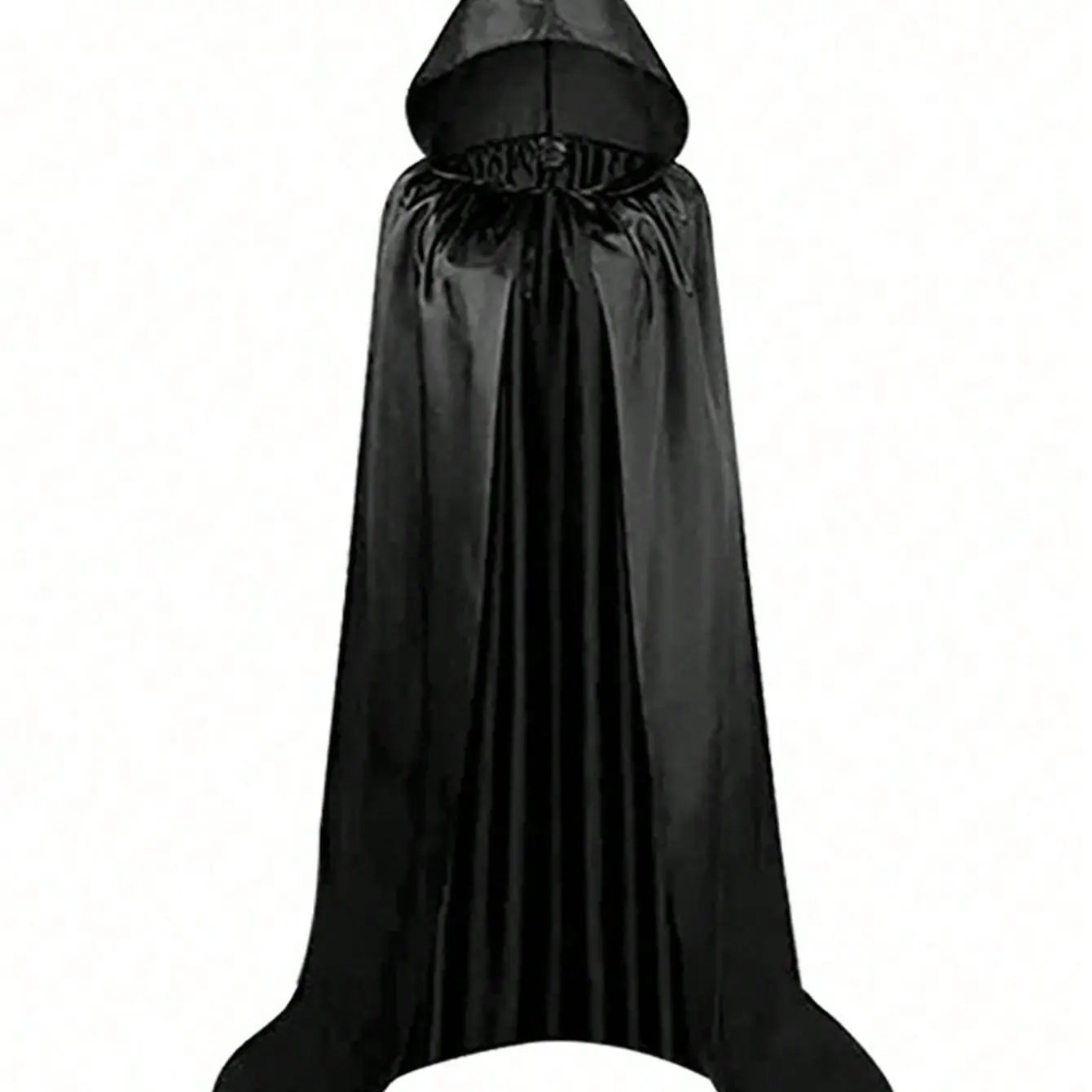 Halloween Reaper Cape with Hat, 59.06inch, Light, No Assembly/power, Gothic Style, Cosplay Costume, Party Decoration, Clothes
