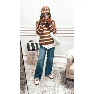 Coastal Stripes Knit Sweater