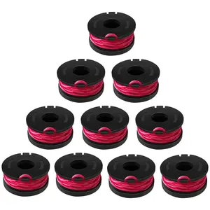 Trimmer Spool Line for Berserker BSK-164,10 Pack  Edger Spools Replacement  Trimmer Line Refills 0.065 inch , Suitable for Berserker String Trimmers(10 Pack Grass Trimmer Line)