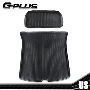 Fit For 2020-2024 Tesla Model Y Weather TPE Trunk Mats Cargo Liner Injection G-PLUS