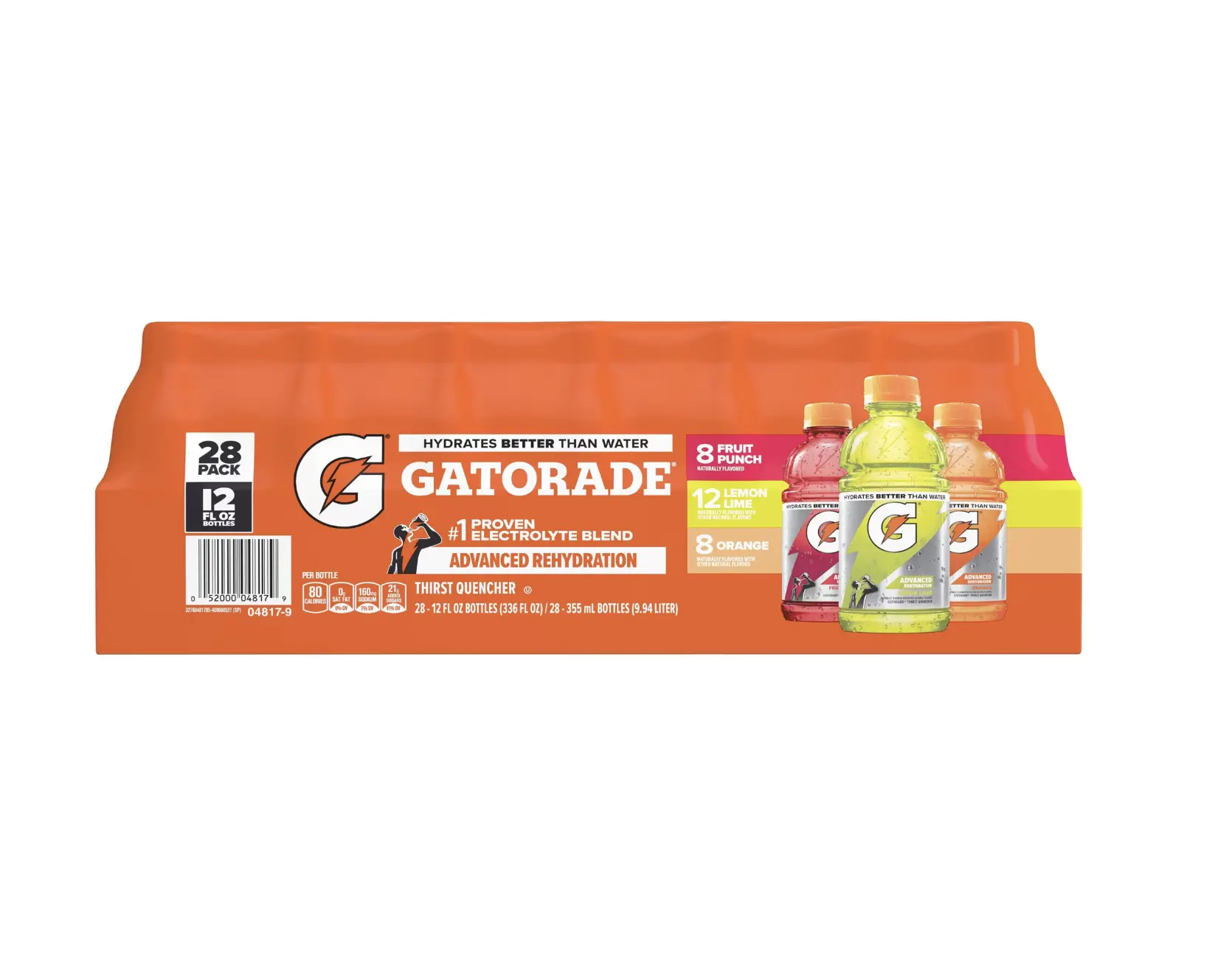 Gatorade Sports Drinks Core Variety Pack 12 fl oz 28 pk