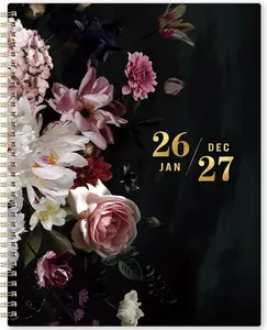 2026-2027 Monthly Planner - Large Monthly Calendar Planner 2026-2027, 9'' x 11'', Jan. 2026 - Dec. 2027, 2 Year Calendar with Tabs, -wire Binding, Useful Inner Pocket,  Paper