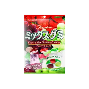 KASUGAI Fruits Mix   Jelly Gummy Candy- Individually Wrapped, 3.58oz