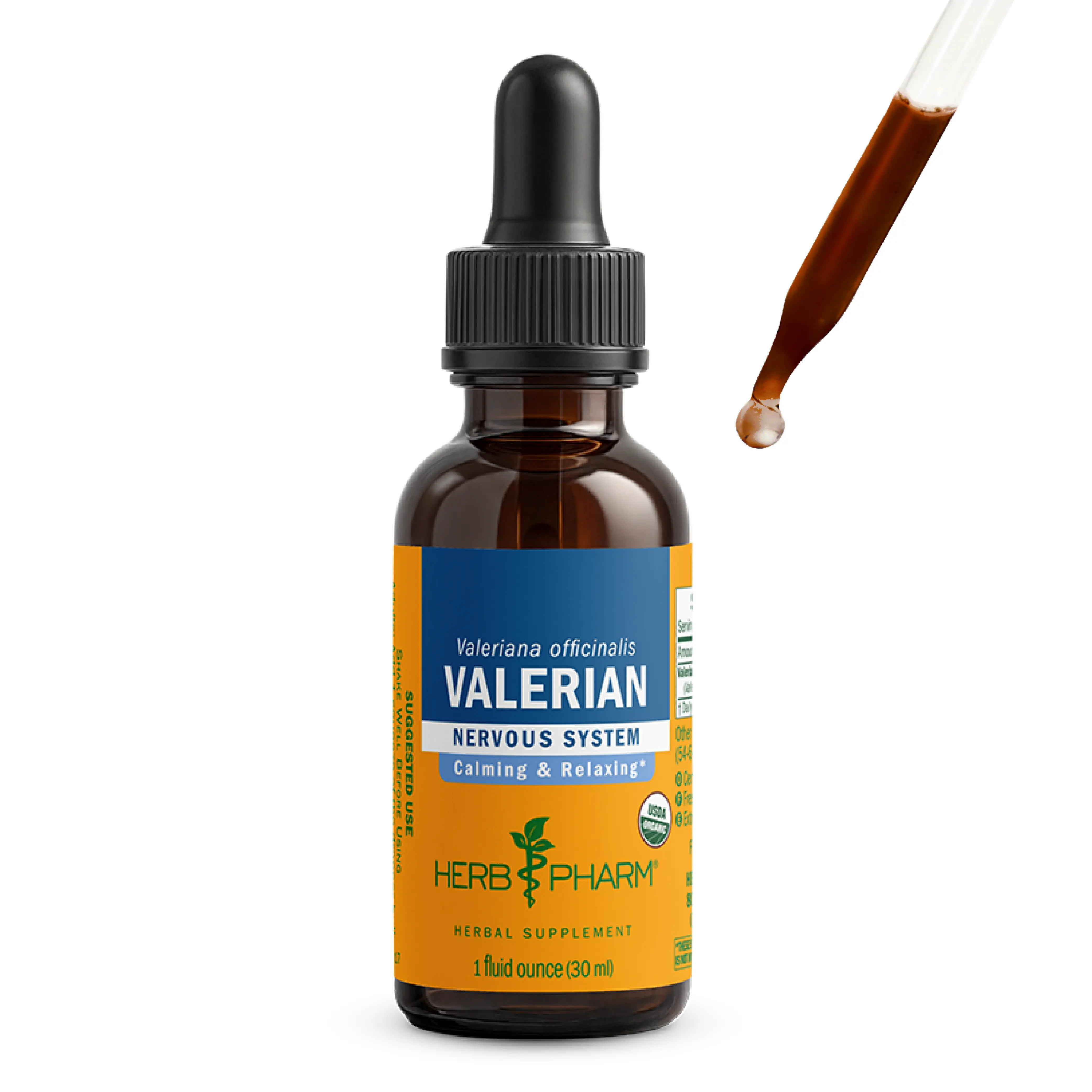 Herb Pharm Organic Valerian | Relaxation & Restful Sleep Support | Made with Quality Valerian Roots | 42 Servings*