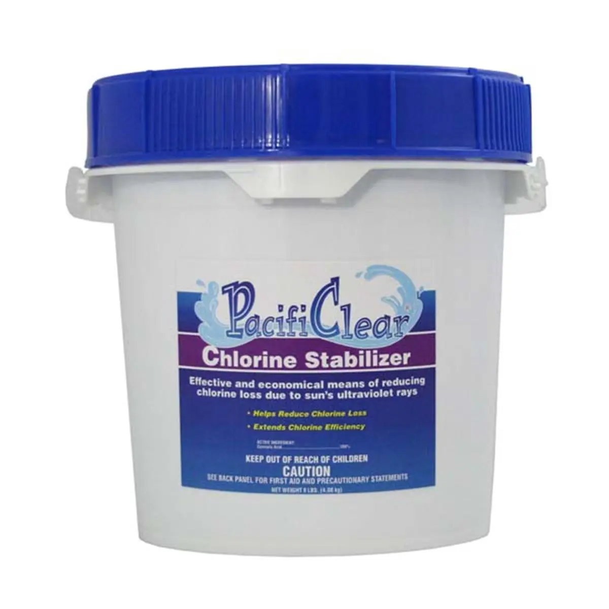 212 MAIN Pool Stabilizer and Conditioner (9 lb Pail) - Chlorine Stabilizer for Outdoor Pool Maintenance, Reduces Chlorine Loss, Protects from Sunlight, Sun Protection, 9 Lbs, Extends Chlorine Efficiency