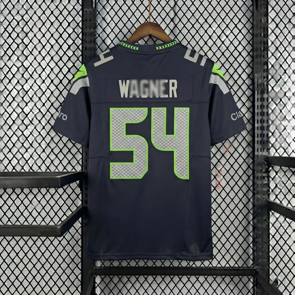54#Navy Team Game Player Jersey, Football Jersey – with logo