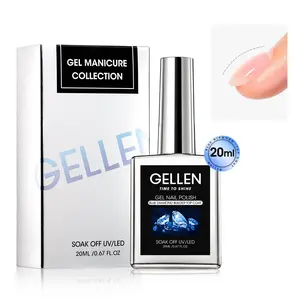 GELLEN 4-in-1 Blue Diamond Builder Gel & Top Coat – 20ml Glossy Nail Nail Cosmetic Durable Nail Art Nail Care Translucent Manicure Cutics