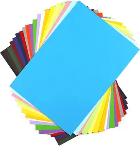 20 Sheets Colored Cardstock Paper – 20 Assorted Colors A4 8.5"x11" Thick 200GSM Craft Paper for Card Making, Scrapbooking, DIY Crafts, Party Decorations & Kids School Supplies