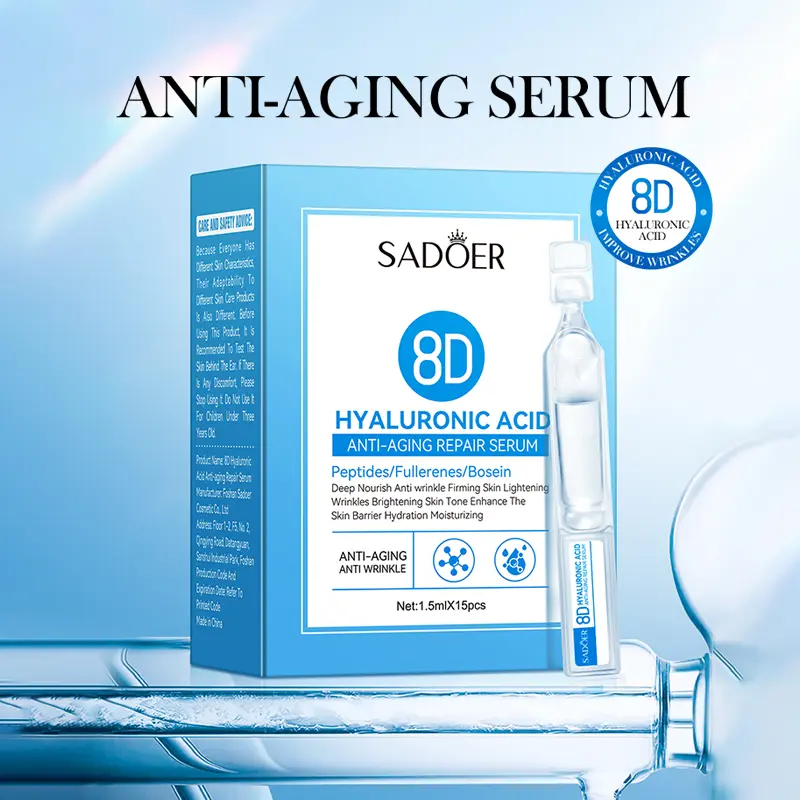 15-Piece Serum Stick Set, Hydrating Moisturizer with 3% Hyaluronic Acid & Ceramide for Deep Repair and Soothing Dry Skin, Facial Serums Set, Facial Hyaluronic, Face Care, Barrier Repair, Ceramides, Solid, Ammonia-Free, Alcohol Free, Moisturizing