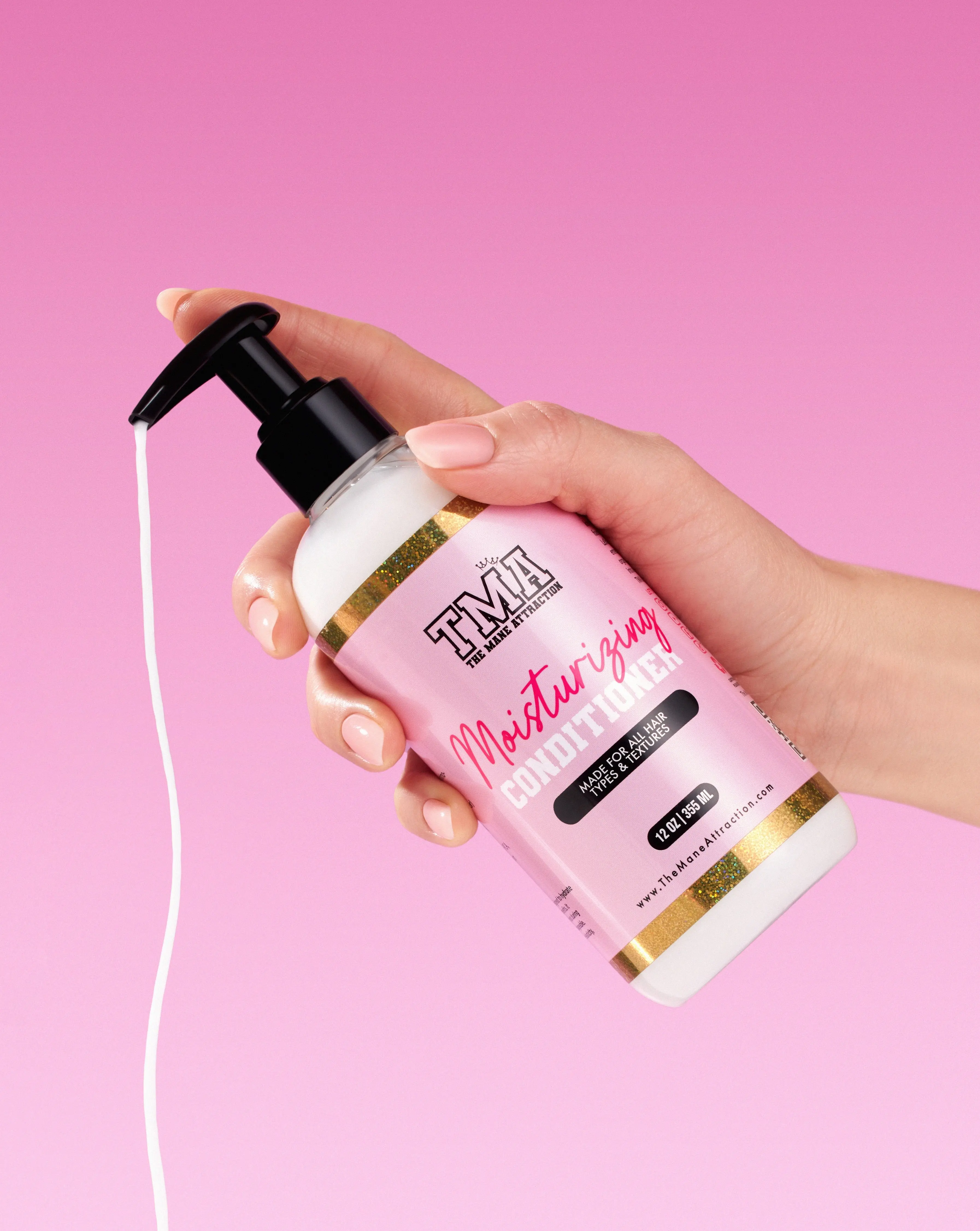 Moisturizing Conditioner 12oz 360ml Hydrates Nourishes Reduces Frizz Enhances Hair